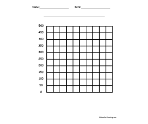 500 by 500 Blank Graph Paper