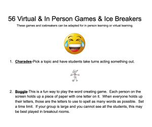 56 Virtual and In Person Games and Icebreakers