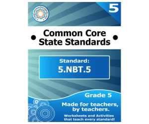 5.NBT.5 Fifth Grade Common Core Lesson