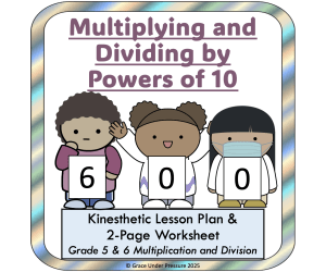 5th Grade Math Lesson Powers of 10 Multiply and Divide by Powers of 10