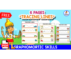 6 FREE PAGES OF TRACING LINES | FREE RESOURCE