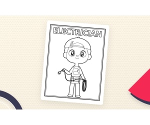 Community Helpers Coloring Pages – 65-Page Set