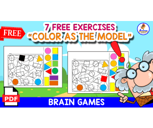 7 FREE EXERCISES | COLOR AS THE MODEL
