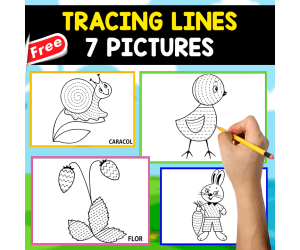 7 FREE PICTURES FOR TRACING LINES | HANDWRITING