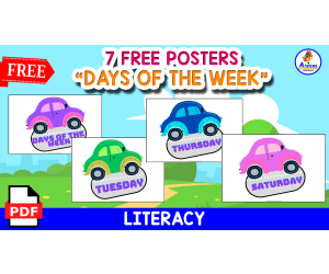 7 POSTERS OF THE DAYS OF THE WEEK