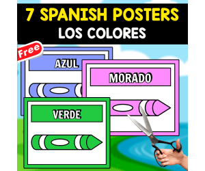 7 SPANISH POSTERS | LOS COLORES