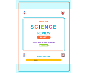 7th Grade End of Year Science Review Worksheets & Games | NGSS Aligned