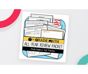 7th Grade Math Full-Year Review Packet