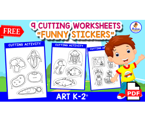9 FREE CUTTING ACTIVITIES | Basic Vocabulary