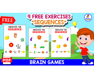 9 FREE EXERCISES | INDICATE THE SEQUENCE