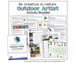 9th-10th grade: Being Creative in Nature: Outdoor Artist Activity Booklet
