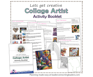 9th-10th grade: Let's Get Creative: Collage Artist Activity Booklet