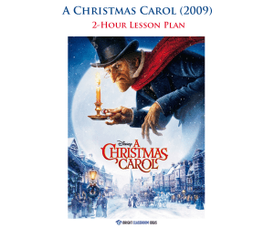 A Christmas Carol (2009) – 2-Hour Film Lesson Plan & Worksheet