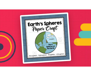 A fun paper craft to add to your earth science lessons! As you learn a