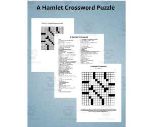 A Hamlet Crossword Puzzle