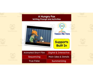 A Hungry Fox Animated Writing Activity | Short Film