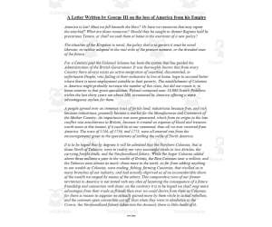 A Letter by George III Analysis | Comprehension Questions