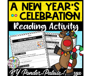 A New Year's Celebration - New Year Reading Activity