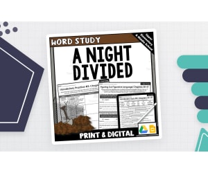 "A Night Divided" Word Study