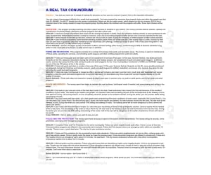 "A Real Tax Conundrum" | Economic Lesson and Activity