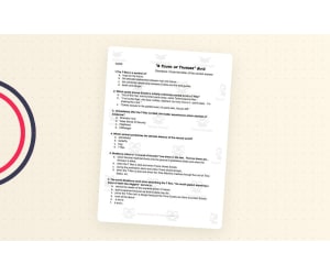 A Sound of Thunder by Ray Bradbury 10 question multiple choice quiz with answers
