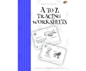A to Z tracing worksheets