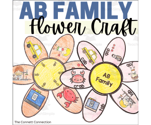 AB Word Family Flower Craft