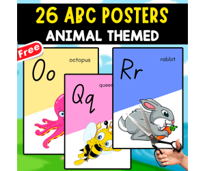 ABC 26 ILLUSTRATIONS | ALPHABET DECOR