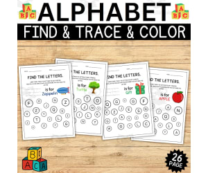 ABC Adventures: A Fun Way to Discover, Trace & Color the Alphabet!