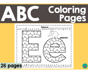 ABC Coloring Pages