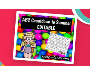 ABC Countdown to Summer – Editable End-of-Year Plan