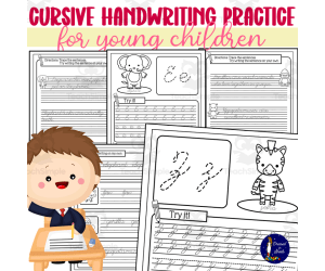 ABC Cursive Handwriting Practice for Young Children
