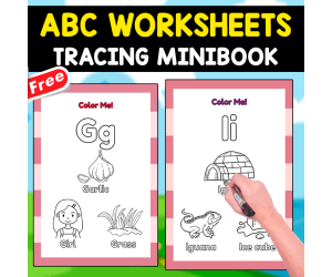 ABC Drawings of Each Letter | FREE MINIBOOK
