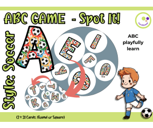 ABC Game – Match the Letters with a Soccer Twist |  Elementary & ESL