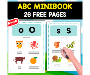 ABC MINIBOOK | Tracing Words