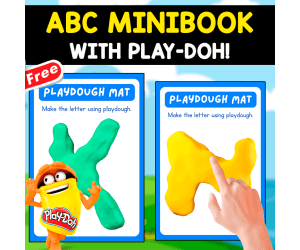 ABC MINIBOOK | WITH PLAY-DOH!