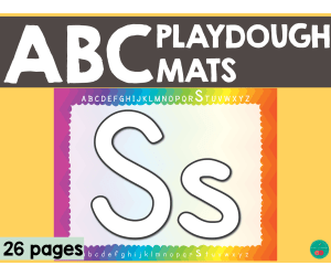 ABC Playdough Mats