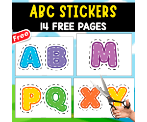 ABC STICKERS | STICKERS FOR KIDS