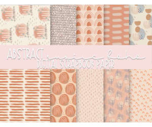 Abstract Rustic Boho Digital Paper | 12" x 12"