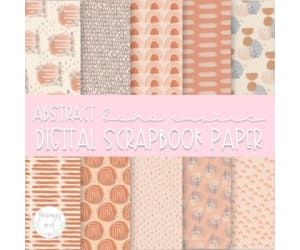 Abstract Rustic Boho Digital Paper