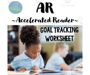 Accelerated Reader Goal Tracking Worksheet