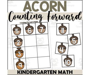 Acorn Counting Forward 1-20