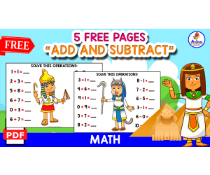 ADD AND SUBTRACT WITH EGYPT | 1-DIGIT OPERATIONS