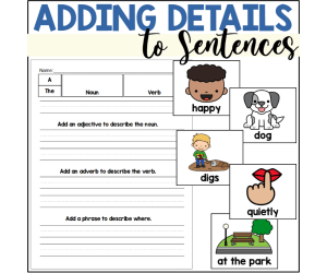 Adding Details to Sentences
