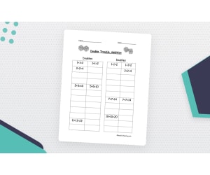 Adding Doubles Worksheet