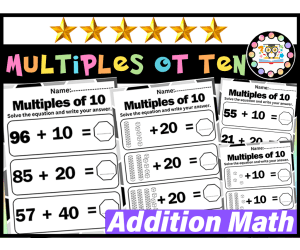 Adding Multiples of Ten | Math Adding Multiples of 10 Place Value