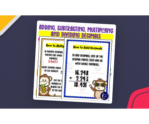 Decimals Operations – Add, Subtract, Multiply, Divide