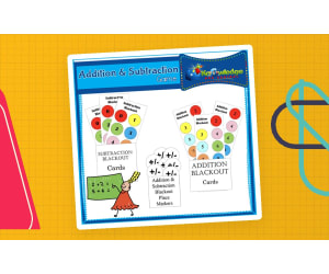 Addition & Stubraction Blackout Game - EBOOK