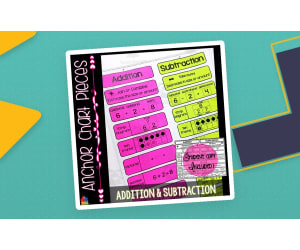 Addition & Subtraction – Math Anchor Chart Pack