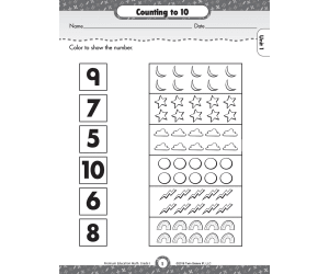 Addition and Subtraction Facts 1-10 Printable Workbook